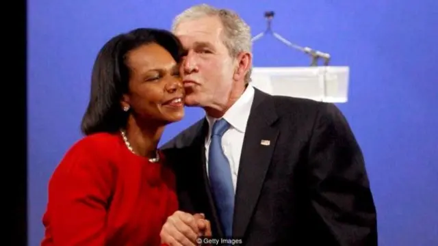 Condoleeza Rice dan George W Bush