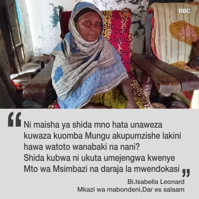 Anasema ni maumivu makali ambayo anayapata kutokana na maisha anayoishi kwa miaka yote hiyo na hakuwahi kupata msaada wowote wa kutakiwa kuhama