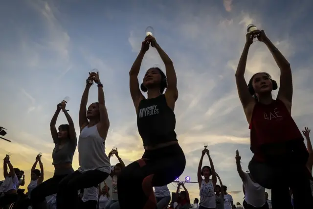 Silent Brew Yoga class in Bangkok