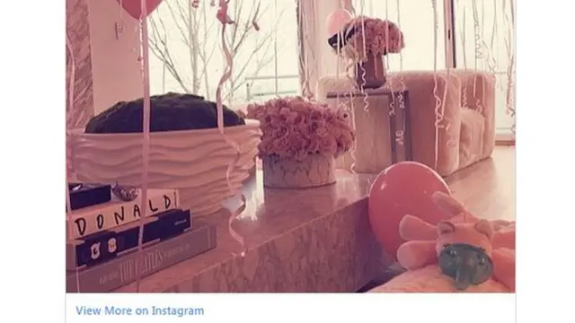 কিম কার্দাশিয়ান কন্যার নাম ঘোষণাও করা হয় ইনস্টাগ্রামে।