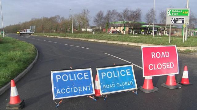 Woman dies in tipper truck crash on A39 in Barnstaple