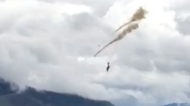 Hubo en el cielo luego del accidente