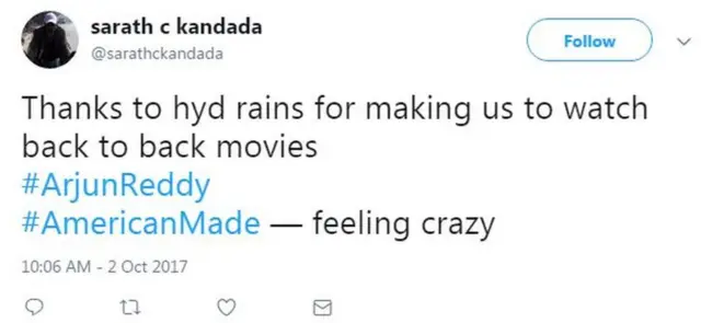 హైదరాబాద్‌పై జోకుల వాన