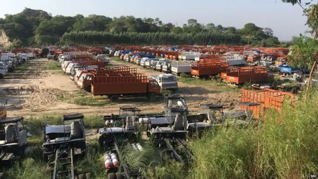 ਨਿੱਜੀ ਕੰਪਨੀ ਵੱਲੋਂ ਘੇਰੀ ਗਈ ਥਾਂ