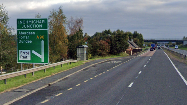 Woman dead and four injured in crash on A90 near Errol