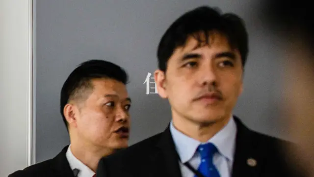 Jerry Chung Shing Lee (der.), exagente de la CIA