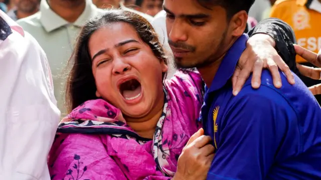 স্বজন হারানো আর্তনাদ।