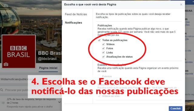 Página da BBC Brasil no Facebook