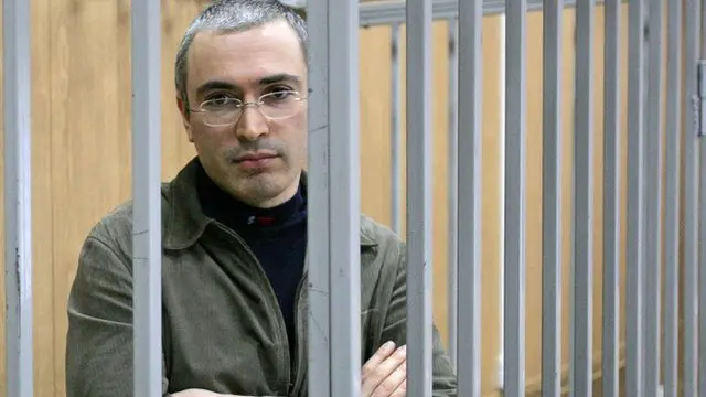 Mikhail Khodorkovsky, durante julgamento