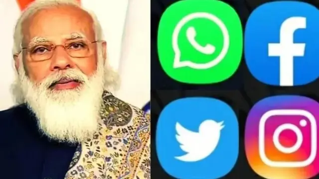 नरेंद्र मोदी सोशल मीडिया