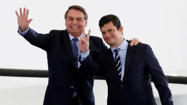 Jair Bolsonaro e Sergio Moro