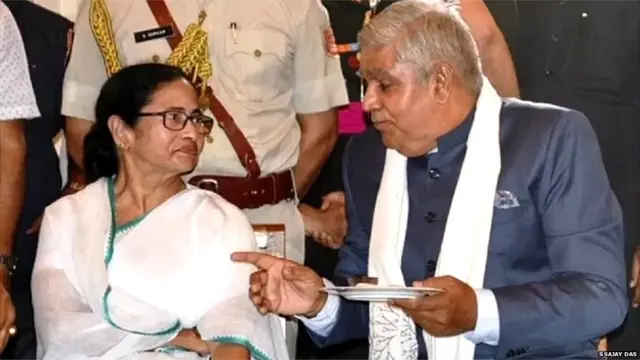 ਮਮਤਾ ਬੈਨਰਜੀ ਅਤੇ ਜਗਦੀਪ ਧਨਖੜ