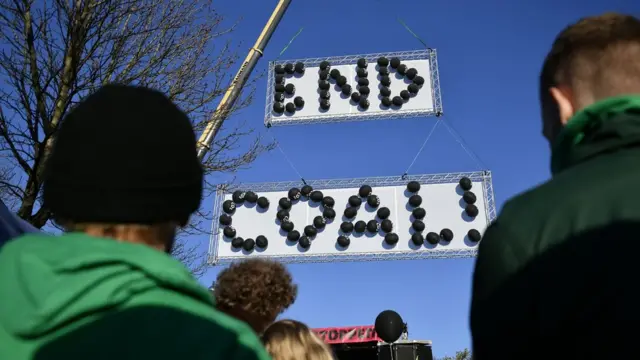 Протесты против использования угля в Бонне