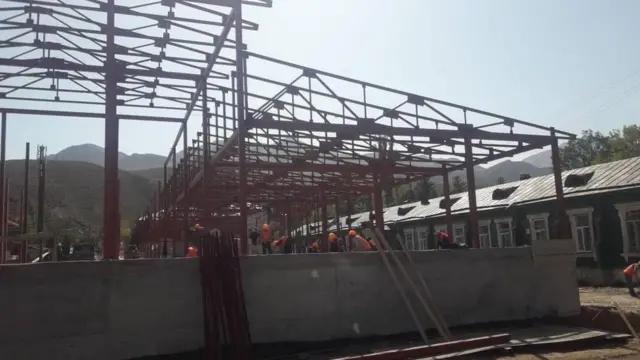 Салынып жаткан саламаттык сактоо имараттары