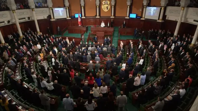 الرئيس التونسي الجديد أمام البرلمان
