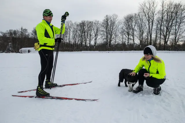 Снежная трасса