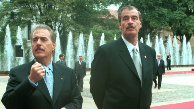 Andrés Pastrana y Vicente Fox