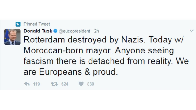 Donald Tusk'ın sabitlenmiş tweeti