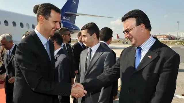 Suriye Devlet Başkanı Beşar Esad ve Nidal Kabalan