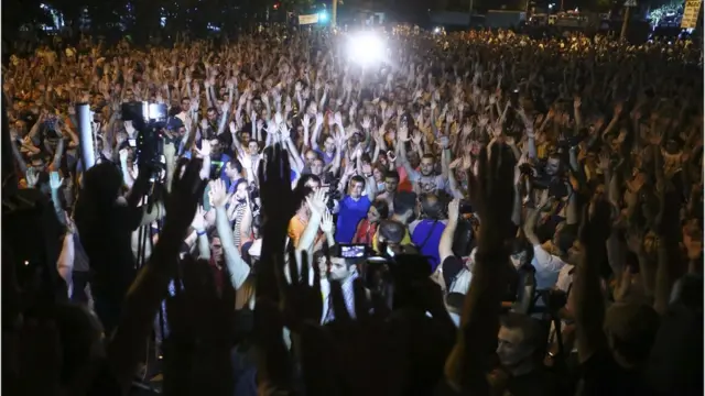 Митинги в Ереване