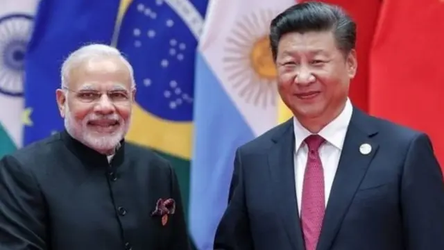 नरेंद्र मोदी आणि शी जिनपिंग