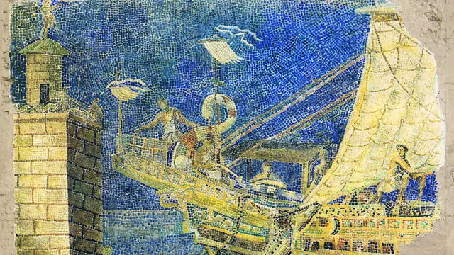 Mosaico romano que mostra o Farolbetboo 22Alexandria