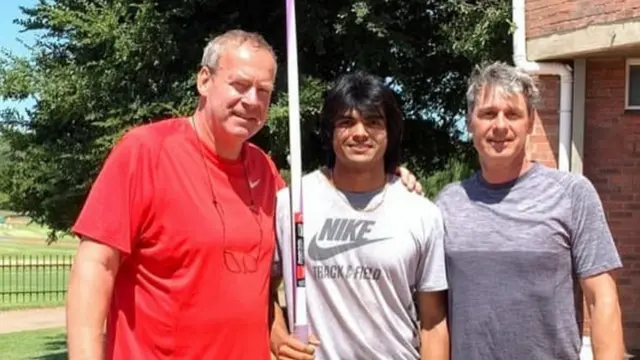 ਨੀਰਜ ਚੋਪੜਾ ਅਤੇ ਕੋਚ ਓਵੇ ਹੋਨ