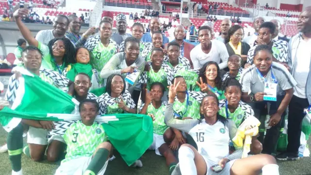 Nigeria Falconets win gold for African Games