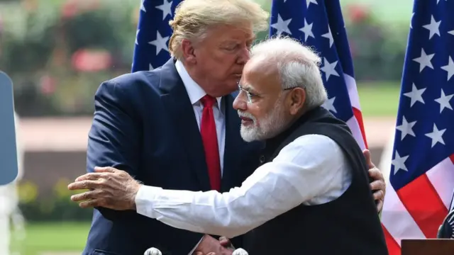 নরেন্দ্র মোদী আর ডোনাল্ড ট্রাম্প