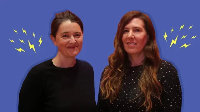 تانیا شادریک (چپ) و جورجینا اسکال (راست)