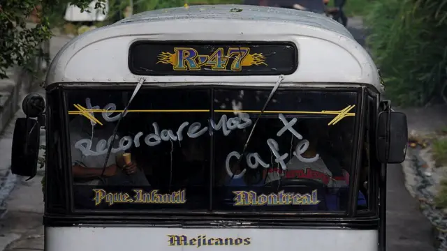 Autobus en Mejicanos