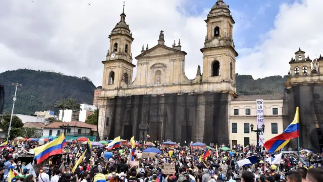 Protesta en Colombia