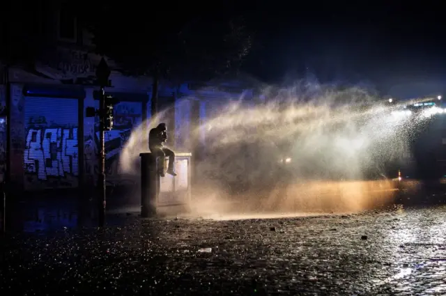 протесты в Гамбурге