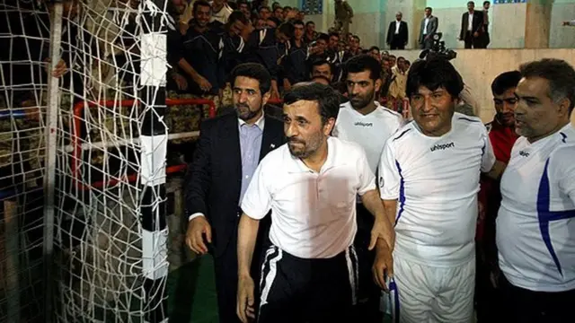 مورالس و احمدی نژاد