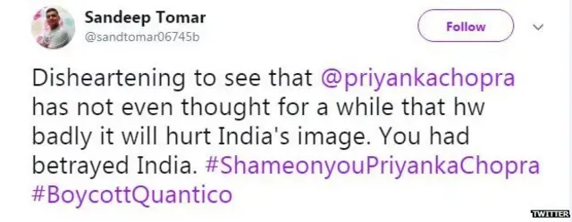 प्रियंका चोपड़ा, क्वांटिको