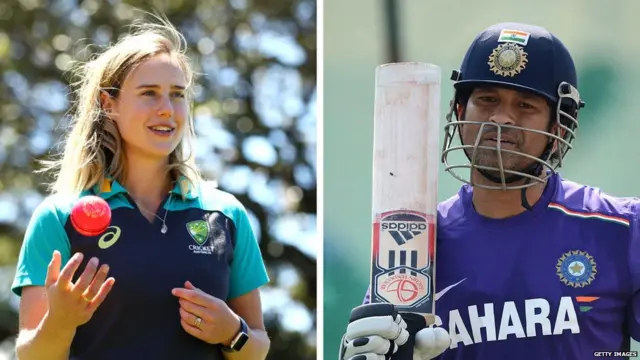 एलिस पेरी आणि सचिन तेंडुलकर