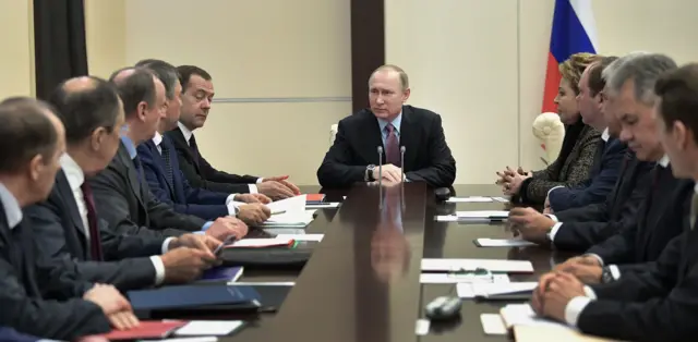 Заседание у Путина