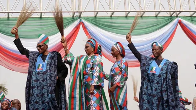 Ààrẹ Muhammadu Buhari ati igbakeji rẹ Yemi Oṣinbajo