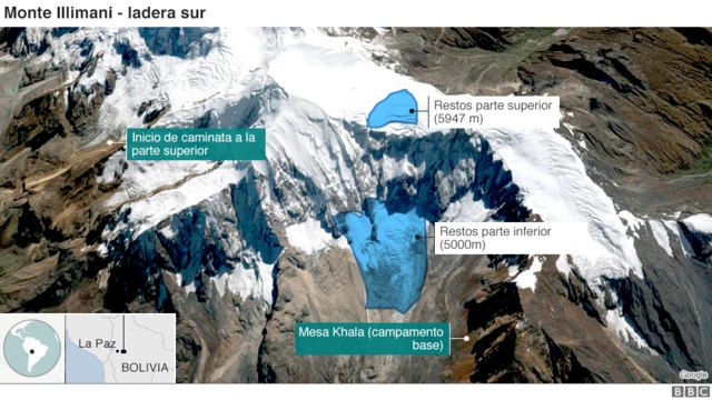Mapa del Monte Illiamni.