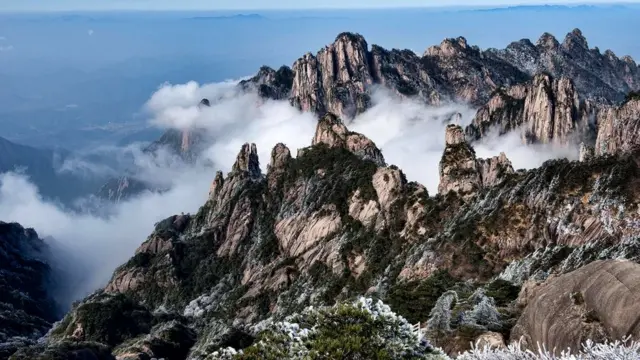 Хуаншань зимой