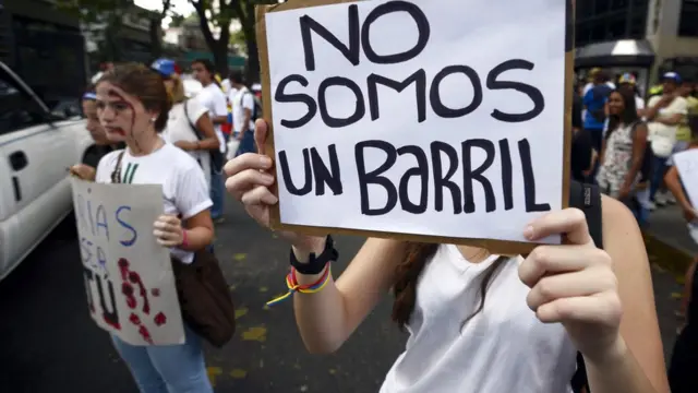 Manifestación en Venezuela