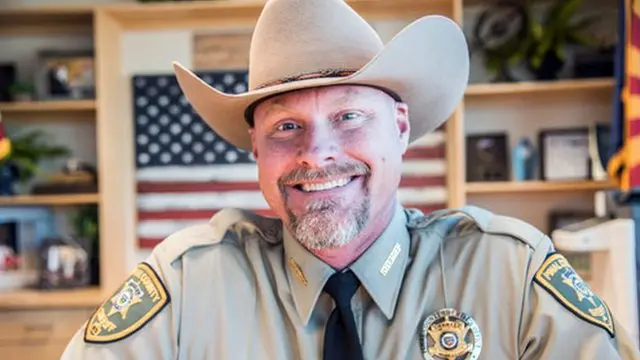 Mark Lamb, sheriff del condado de Pinal, en Arizona, EE.UU.