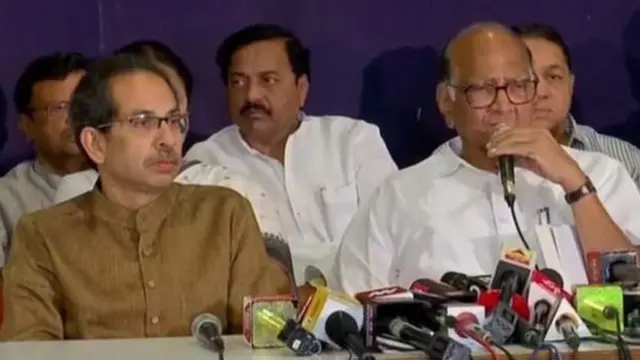 உத்தவ் தாக்ரே, சரத் பவார்