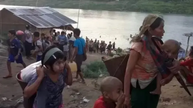 ၂၀၁၉ ခုနှစ် တွင်းက တိုက်ပွဲတွေကြောင့် ထွက်ပြေးခဲ့တဲ့ ပလက်ဝမြို့နယ်ထဲက ရွာသားတွေ