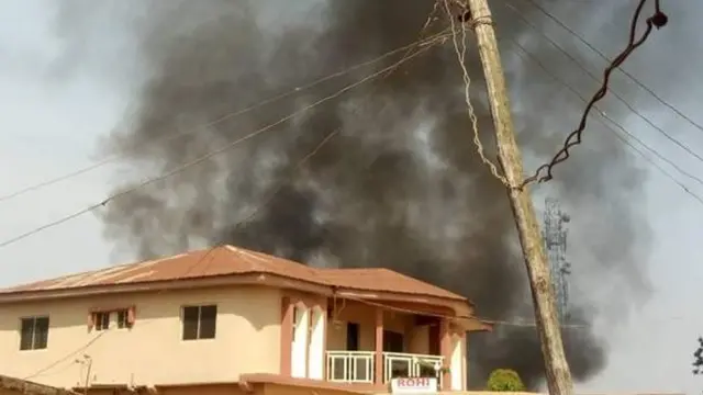 Cocin da aka kona a Akure