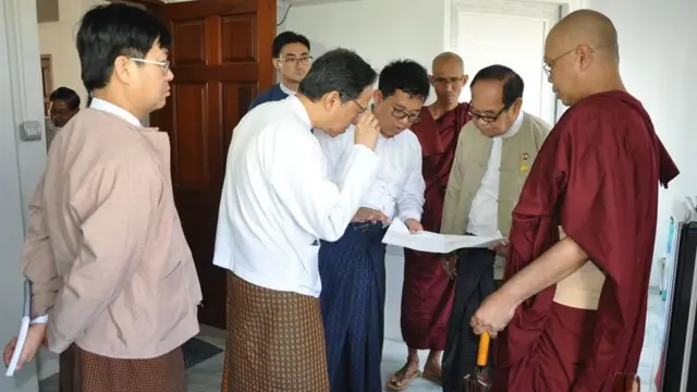 မှော်ဘီက ရှင်ဆေကိန္ဒကျောင်းတိုက်မှာ လူ ၄၀၀ ကျော်လောက်ကို နေရာချထားပေးနိုင်ပါတယ်။