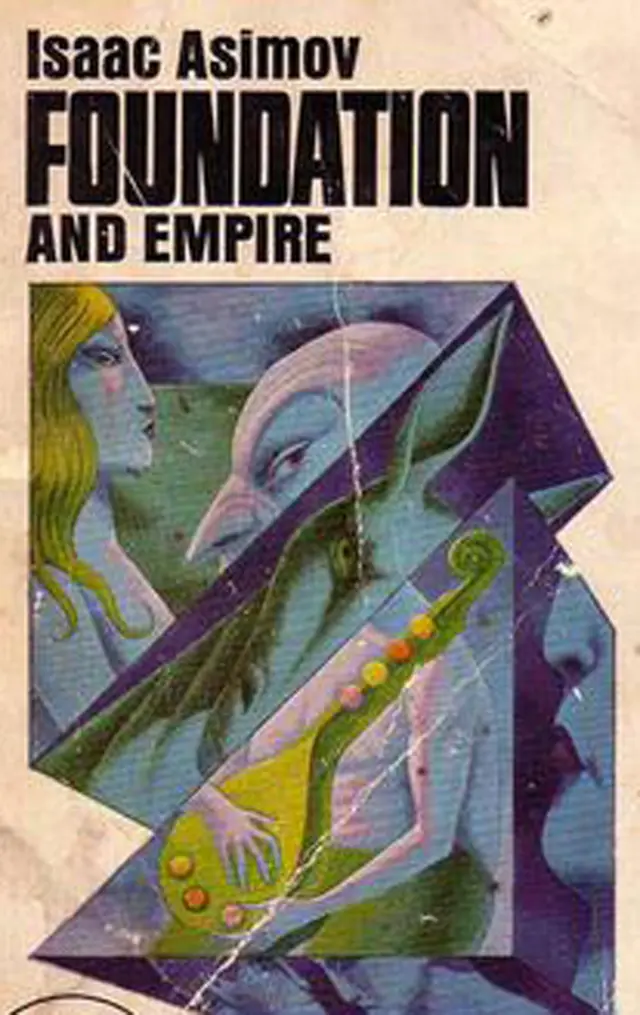 El Mulo en la portada de un libro.