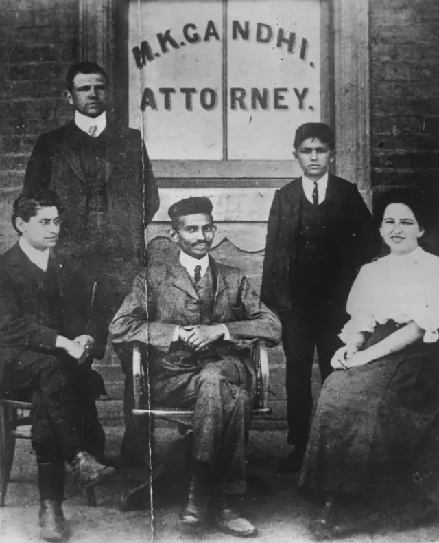 گاندی در آفریقای جنوبی