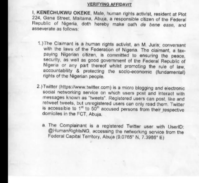 Àjàfẹ́tọ ọmọnìyàn kan ti gbé àwọn 50 lọ sílé ẹjọ́ lórí ọ̀rọ̀ #Endsars