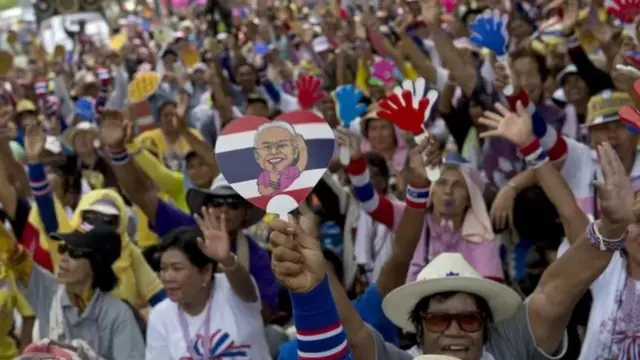 บรรยากาศการชุมนุมของกลุ่ม กปปส.